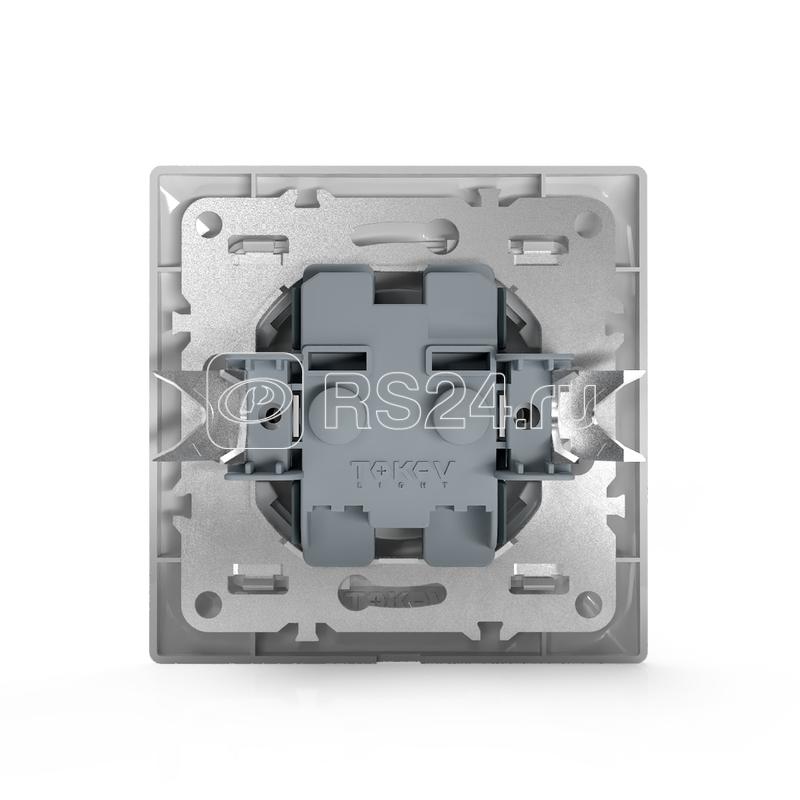 Розетка 1-м СП AVA 16А IP20 без заземл. без защ. шторок в сборе бел. TOKOV LIGHT TKL-AV-R1F-C01