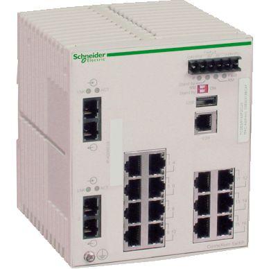 Коммутатор CONNEXIUM (MANAGED) 14TX/2FX-SM SchE TCSESM163F2CS0