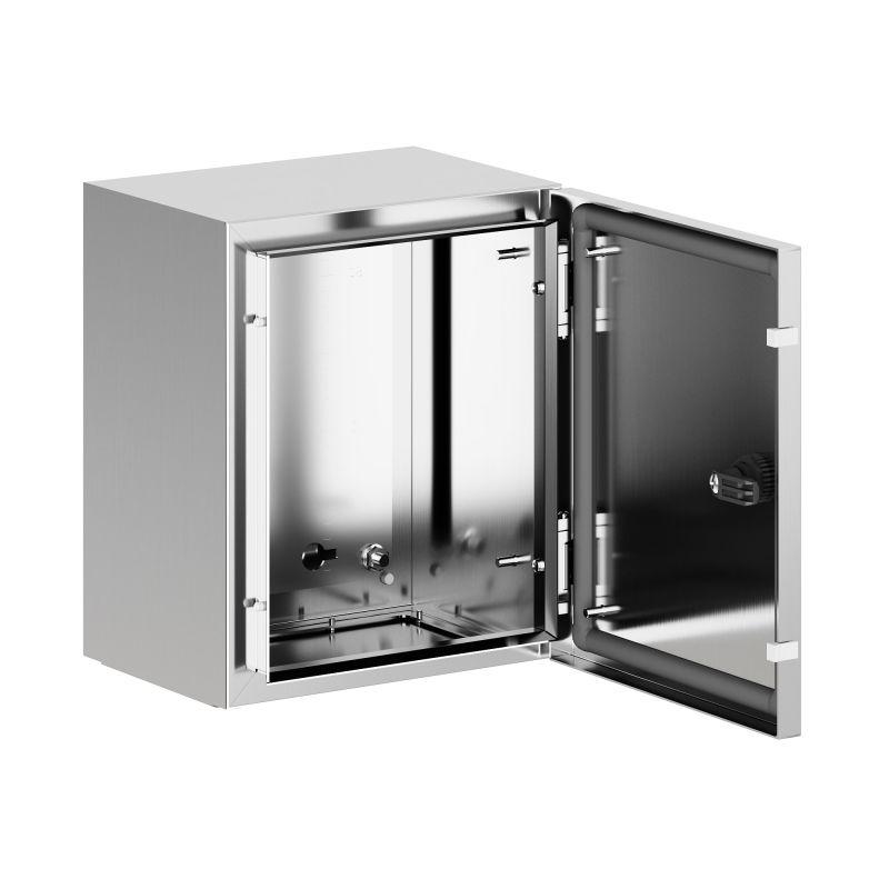 Корпус навесной STH с М/П из нержавеющей стали AISI316 300х250х200мм с фланцем DKC R5STH0392F-316