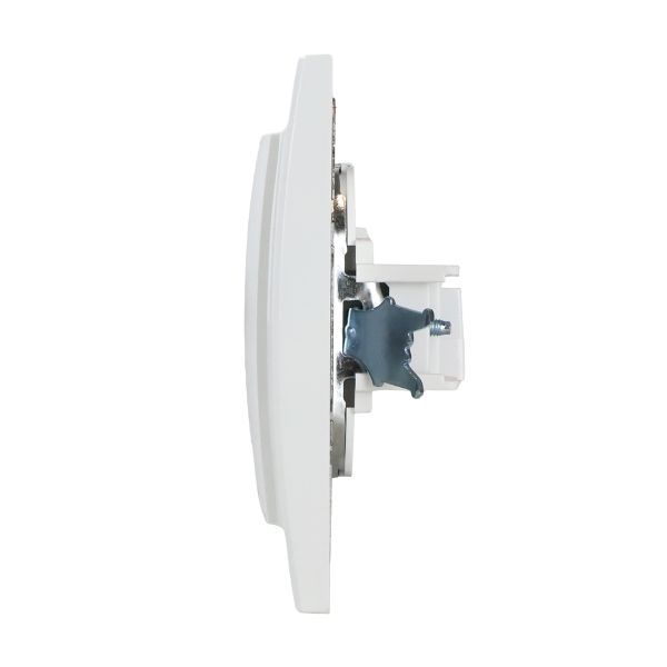 Розетка компьютерная 1-м СП Минск RJ45 бел. Basic EKF ERK01-035-10