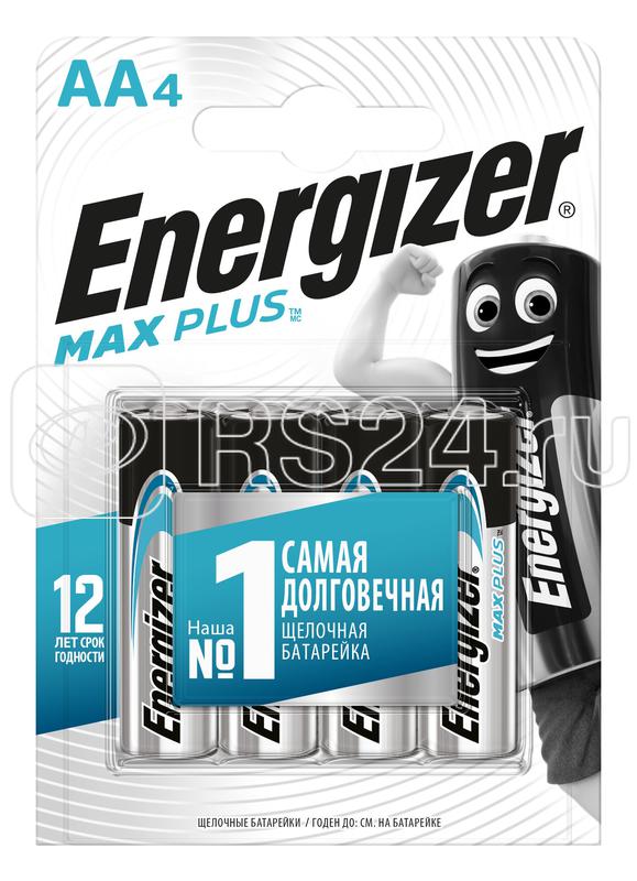 Элемент питания алкалиновый AA/LR6/316 Max Plus BL4 (блист.4шт) Energizer E301325004