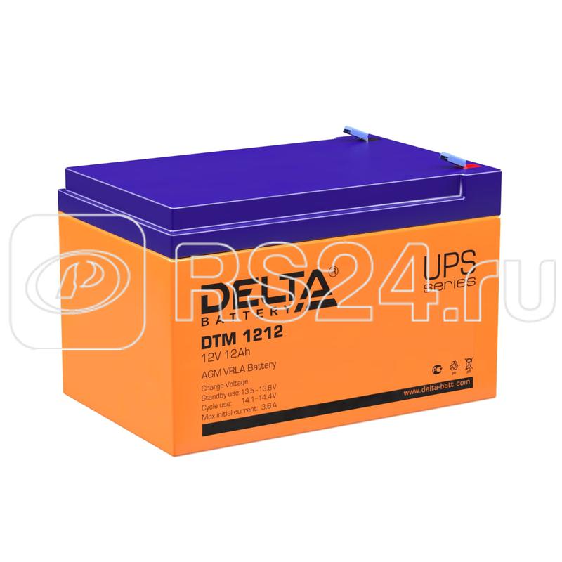 Аккумулятор UPS 12В 12А.ч DTM 1212 Delta 4614010050008