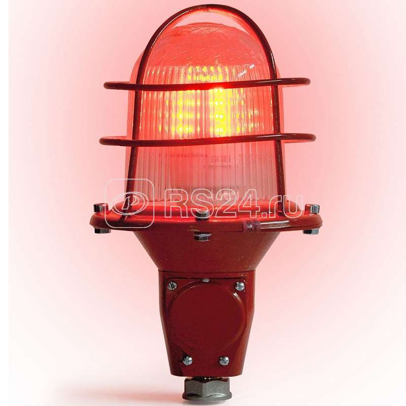 Светильник светодиодный СДЗО-05-2 с лампой Пермь 85-240 с решеткой прозр./зел. Световод ЗГ.006.02