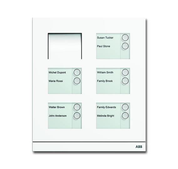 Станция аудио вызывная 10-кл. матов. бел. ABB 2CKA008300A0278