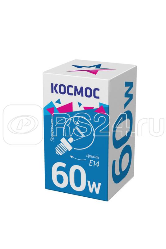 Лампа накаливания Шар 60Вт E14 прозр. Космос LKsmSSpCL60E14v2