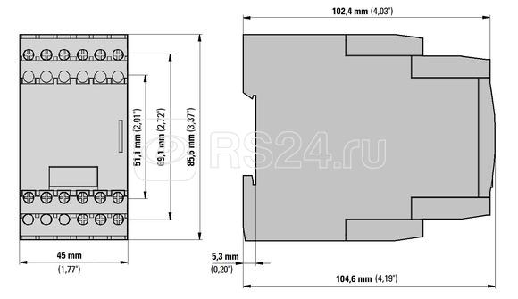 Реле контроля состояния изоляции 0-690V AC 0-1000V DC EMR6-RC690 EATON 184775
