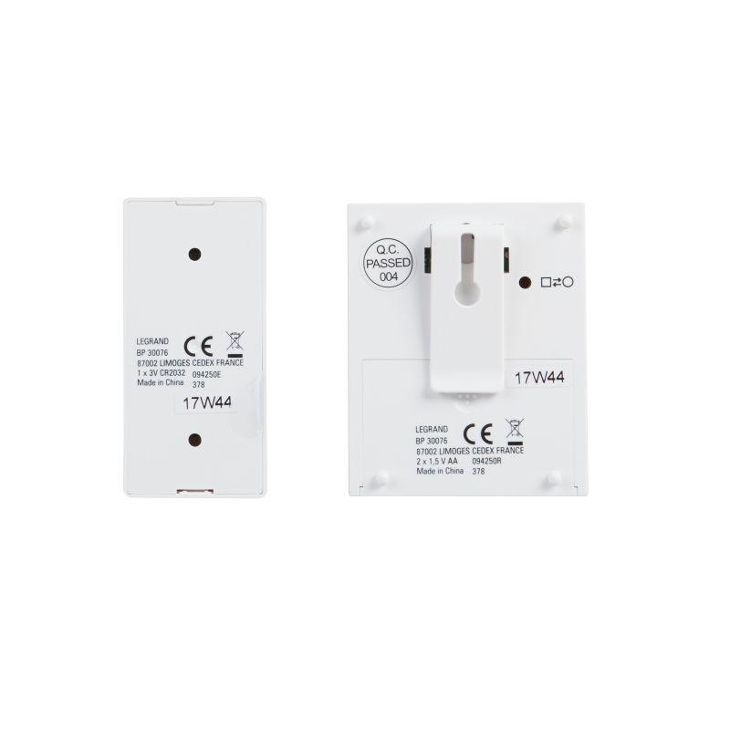 Комплект беспроводного звонка "Стандарт" 32 рингтон. дальн. 50м бел. Leg 094251