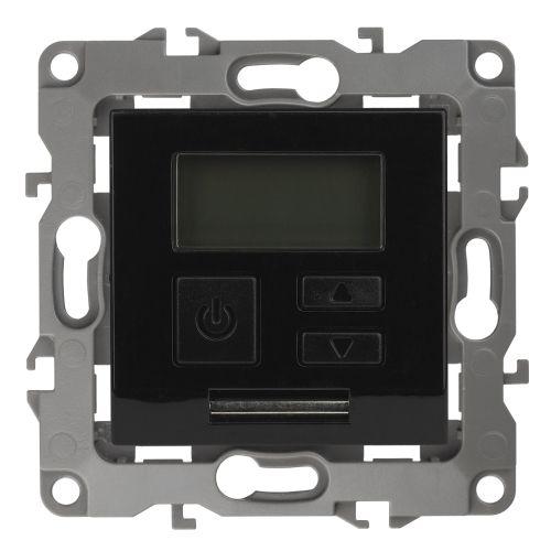 Терморегулятор универсальный 12-4111-06 230В-Imax16А черн. ЭРА Б0031276