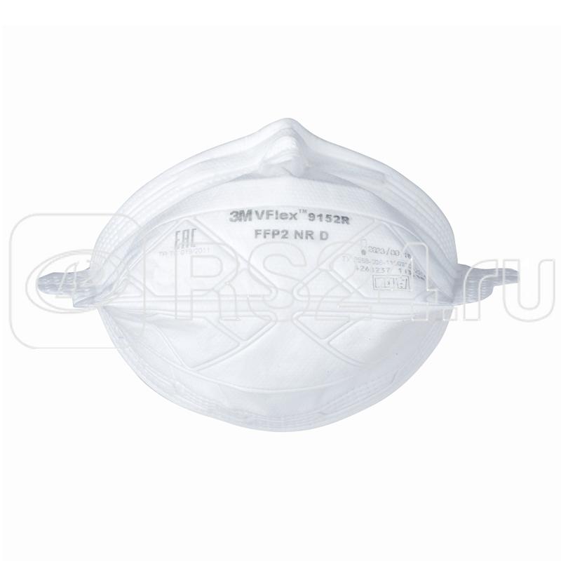 Полумаска противоаэрозольная фильтрующая FFP2 NR D станд. размер 3М 7100102662