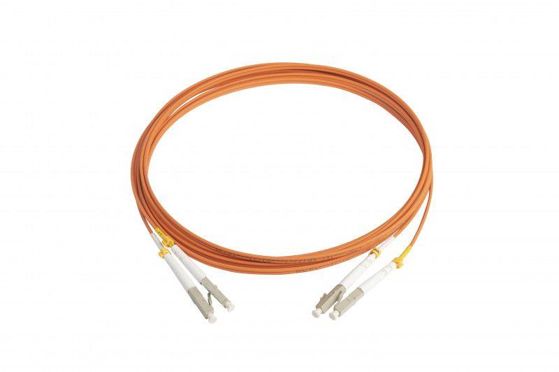 Патч-корд FC-D2-62-LC/PR-LC/PR-H-3M-LSZH-OR волоконно-оптический (шнур) MM 62.5/125 LC-LC duplex LSZH 3м Hyperline 28240
