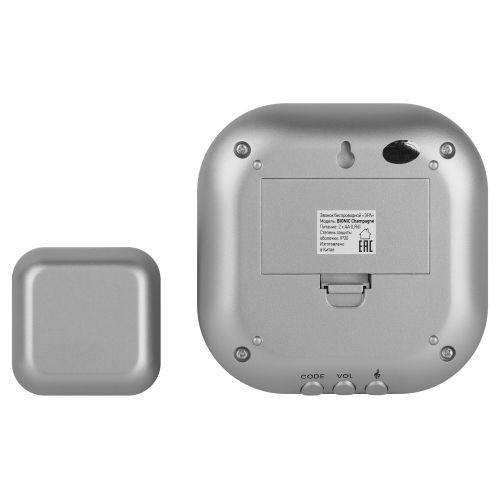 Звонок беспроводной BIONIC Silver ЭРА Б0017749