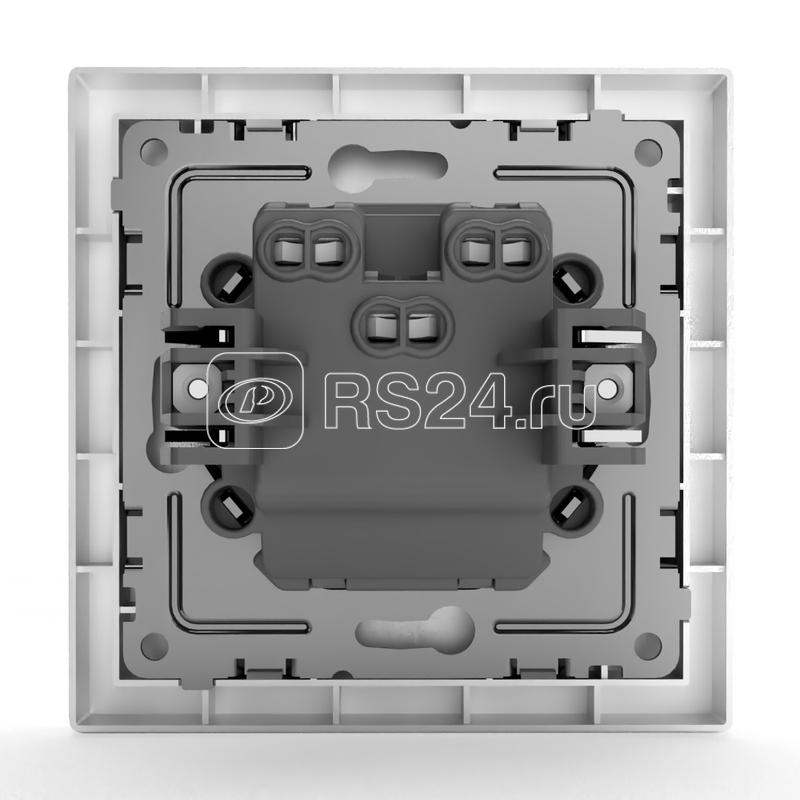 Выключатель 2-кл. СП Pixel 10А IP20 в сборе бел. TOKOV ELECTRIC TKE-PX-V2F-C01
