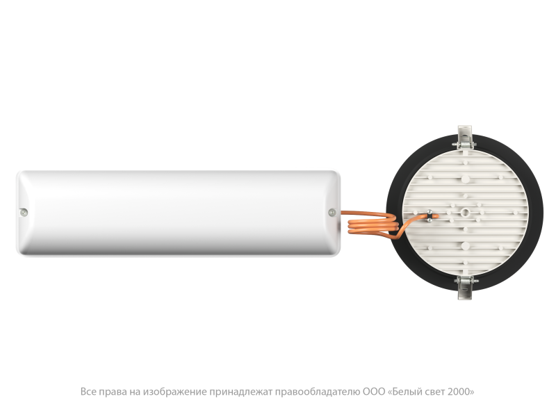 Светильник аварийный BS-DL-53-R1-STABILAR2 V01 Black 3000К Белый Свет a30634