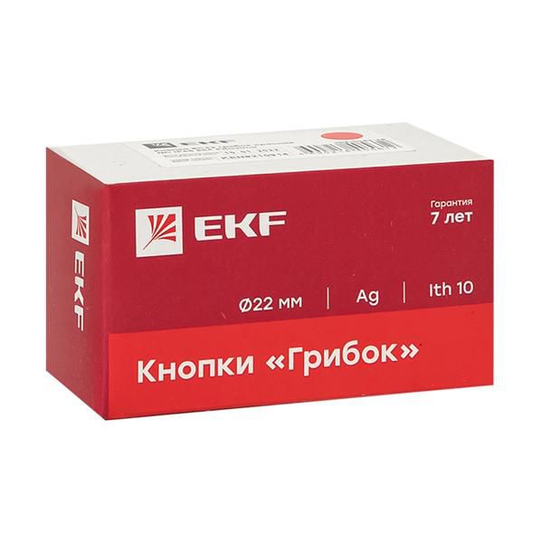 Кнопка "Грибок" BS542 NC IP65 поворотн. красн. PROxima EKF xb2-bs542-65