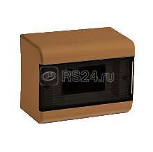 Щиток ОП Тусо 9мод. с двер. 222х160х93мм корич. Рувинил 68029К