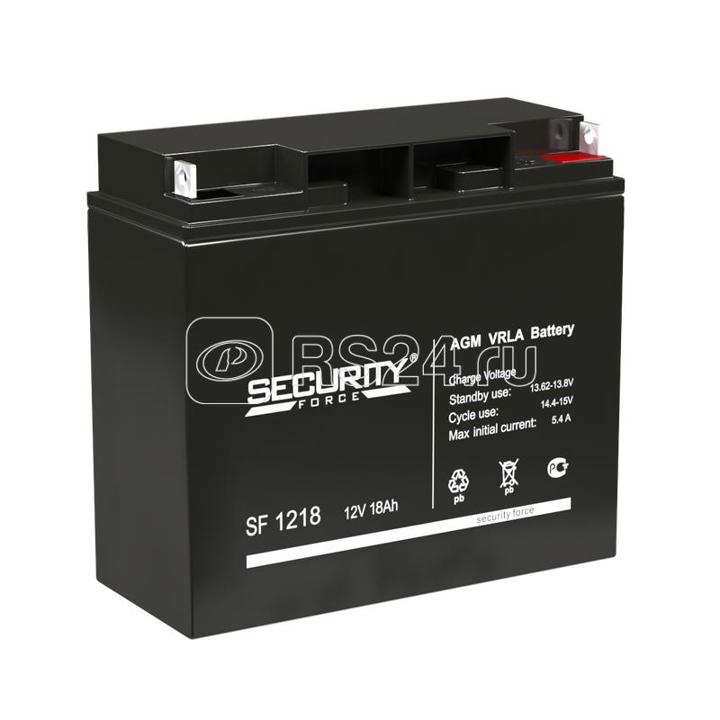Аккумулятор ОПС 12В 18А.ч SF 1218 Security Force 4614030010012
