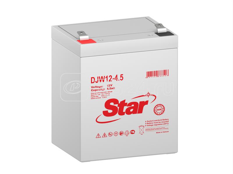 Аккумулятор 12В 4.5А.ч Star DJW12-4.5