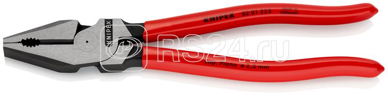 Плоскогубцы комбинированные особой мощности L-225мм Knipex KN-0201225SB Плоскогубцы комбинированные особой мощности L-225мм Knipex KN-0201225SB