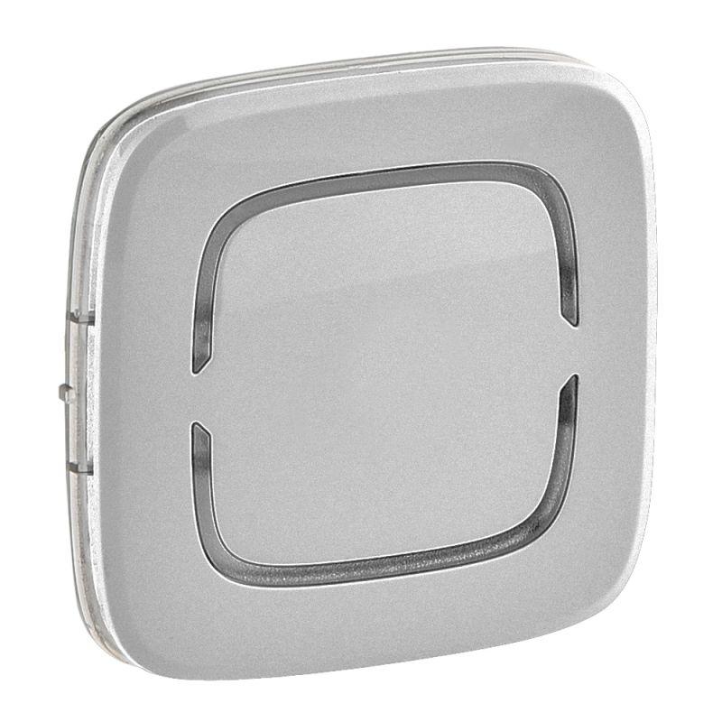 Панель лицевая Valena Allure MyHome для механизмов BUS/SCS без маркировки 2мод. алюм. Leg 755363