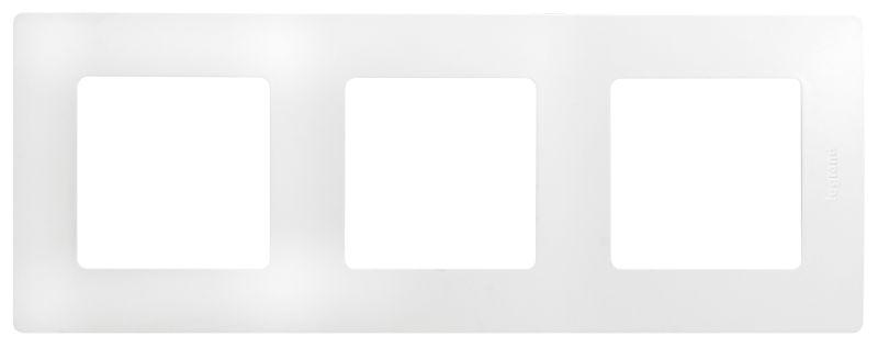 Рамка 3-м Etika бел. IEK 672503