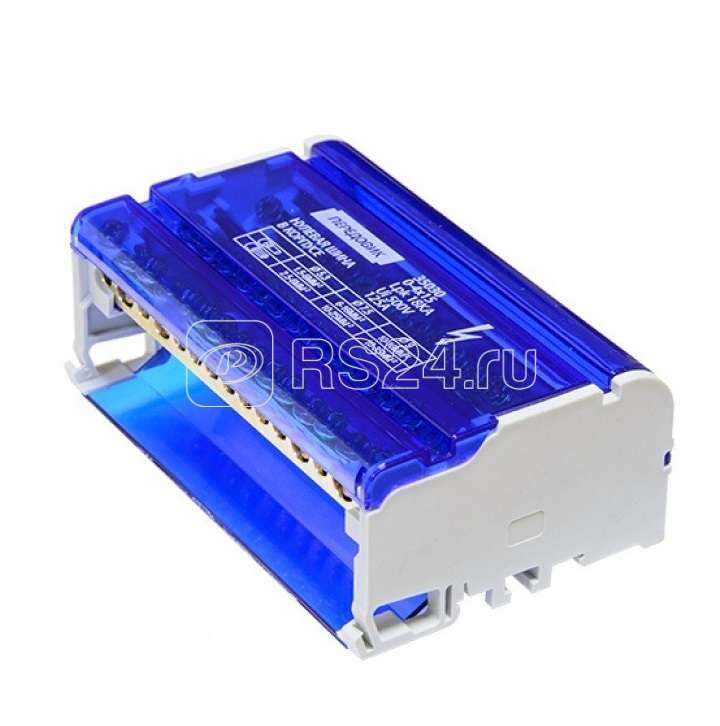 Шина нулевая в корпусе 4х15 латунь Передовик 35030