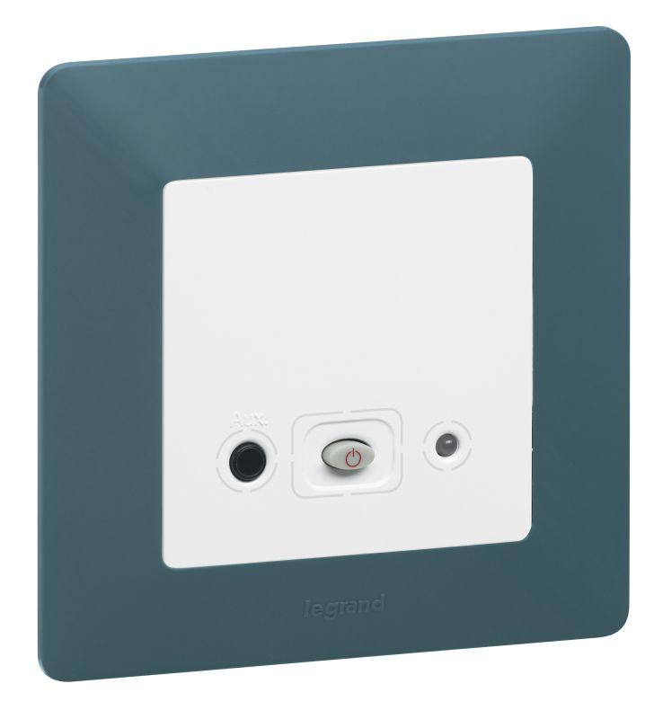 Панель лицевая Valena Life для аудио-входа бел. Leg 755450