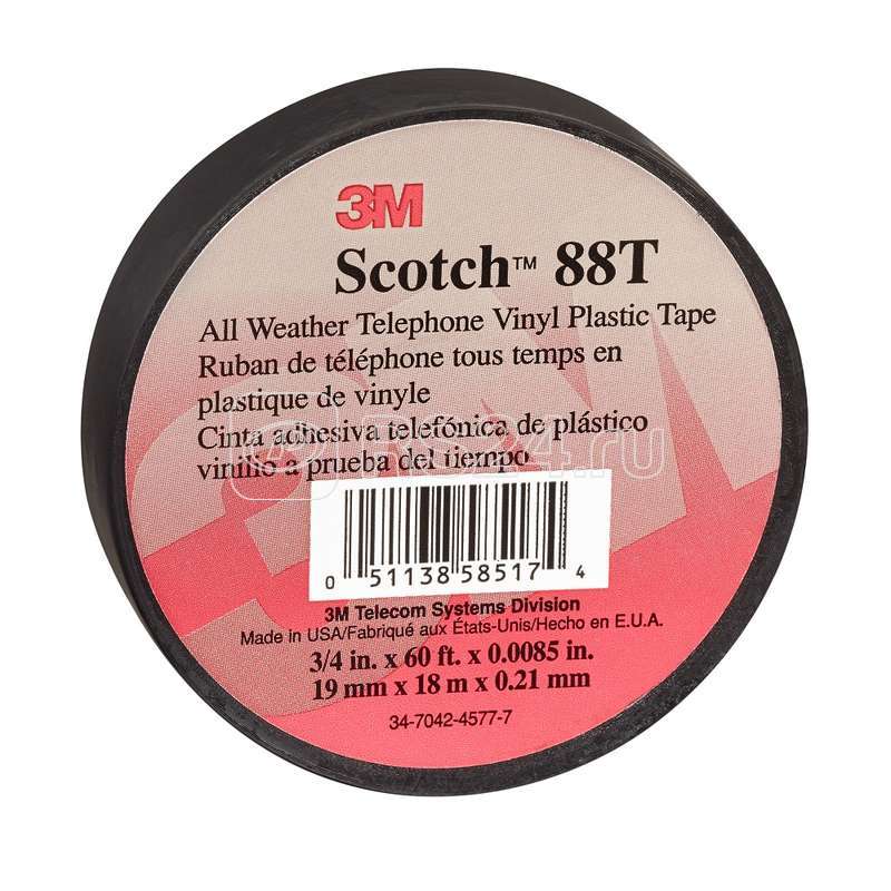 Лента виниловая Scotch 88Т 19ммх18м 3М 7000031614