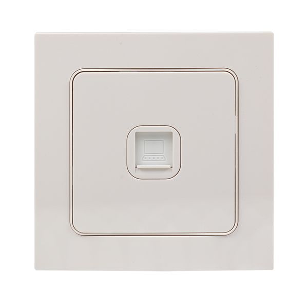 Розетка компьютерная 1-м Стокгольм RJ45 механизм бел. PROxima EKF EYK01-035-10