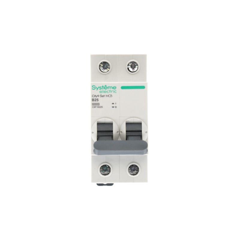 Выключатель автоматический 2п City9 Set (АВ) B 25А 6кА 230В SE C9F16225