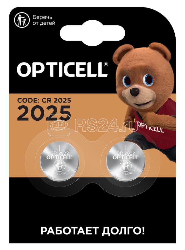 Элемент питания литиевый CR2025 (блист. 2шт) Specialty Opticell 5060004 Элемент питания литиевый CR2025 (блист. 2шт) Specialty Opticell 5060004