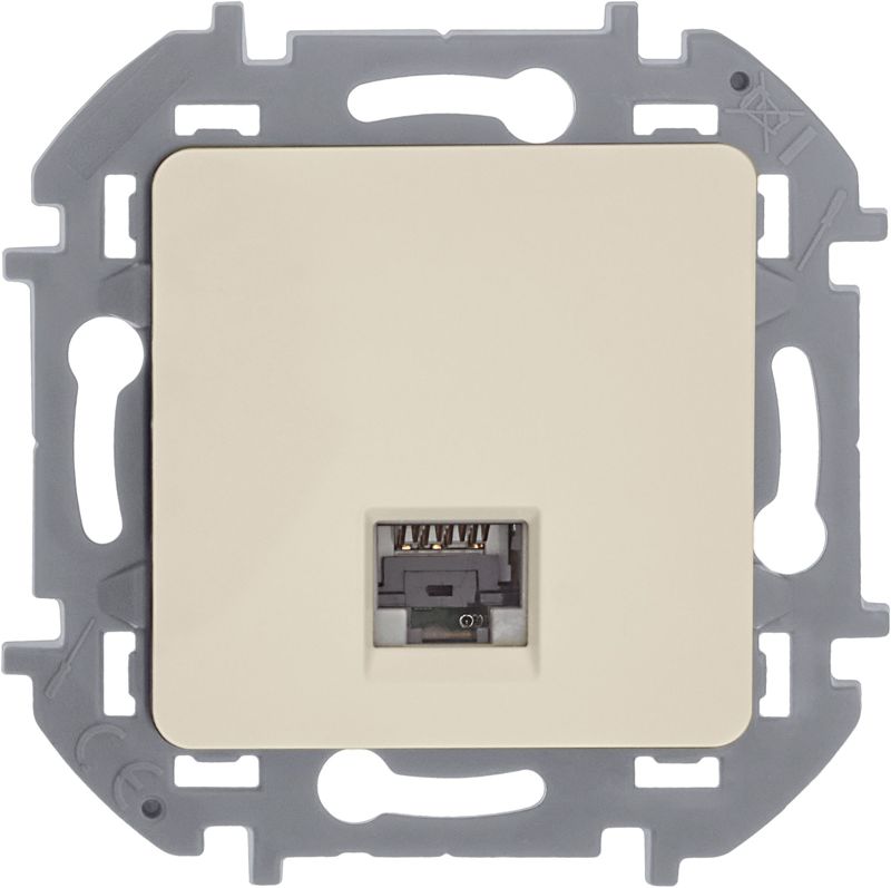 Розетка компьютерная Inspiria RJ45 кат.5E UTP сл. кость IEK 673826