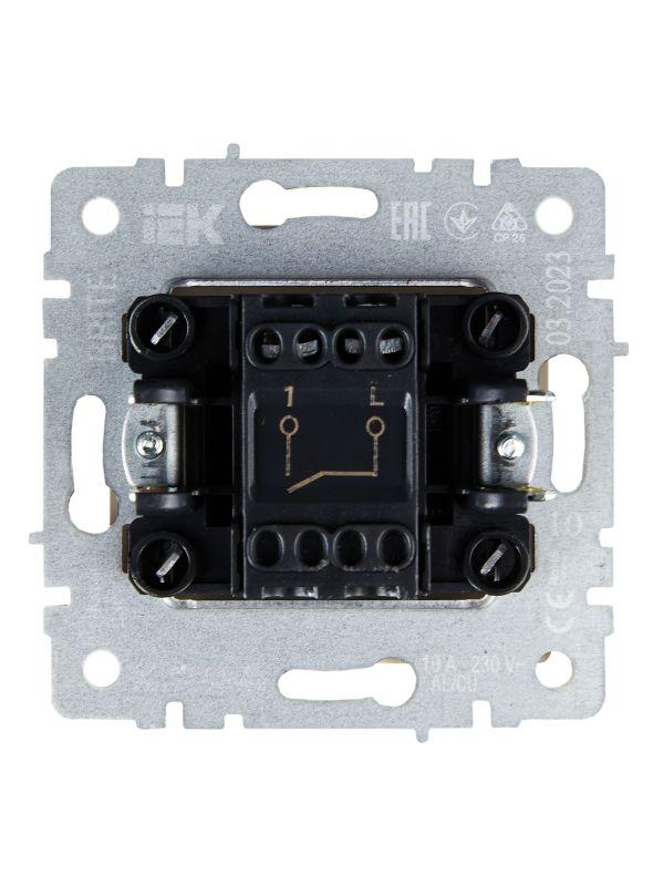 Выключатель 1-кл. СП BRITE ВС10-1-0-БрКр 10А механизм беж. IEK BR-V10-0-10-K10