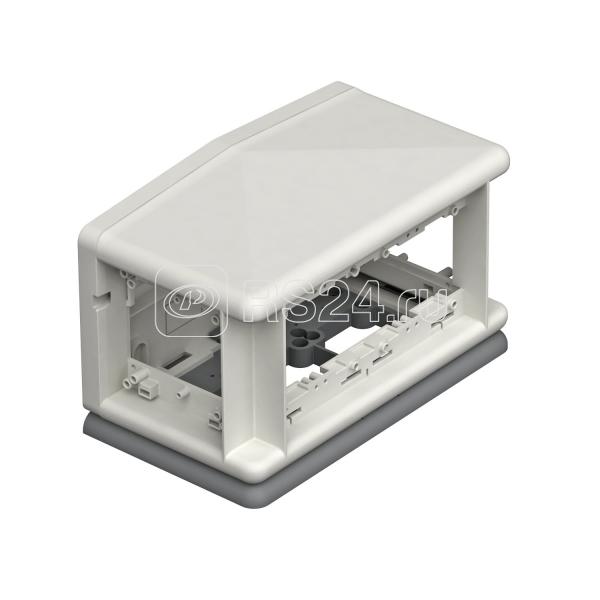 Бокс напольный Telitank 225х125х125мм полиамид T4L00C7035 свет.сер. OBO 7408304