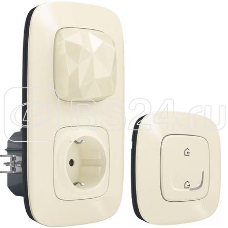 Пакет умный стартовый Valena Allure (шлюз WiFi+розетка умн. 2К+З 16А 230В+главн. беспроводн. выкл. "Я дома/Я вне дома") сл. кость Netatmo 752696