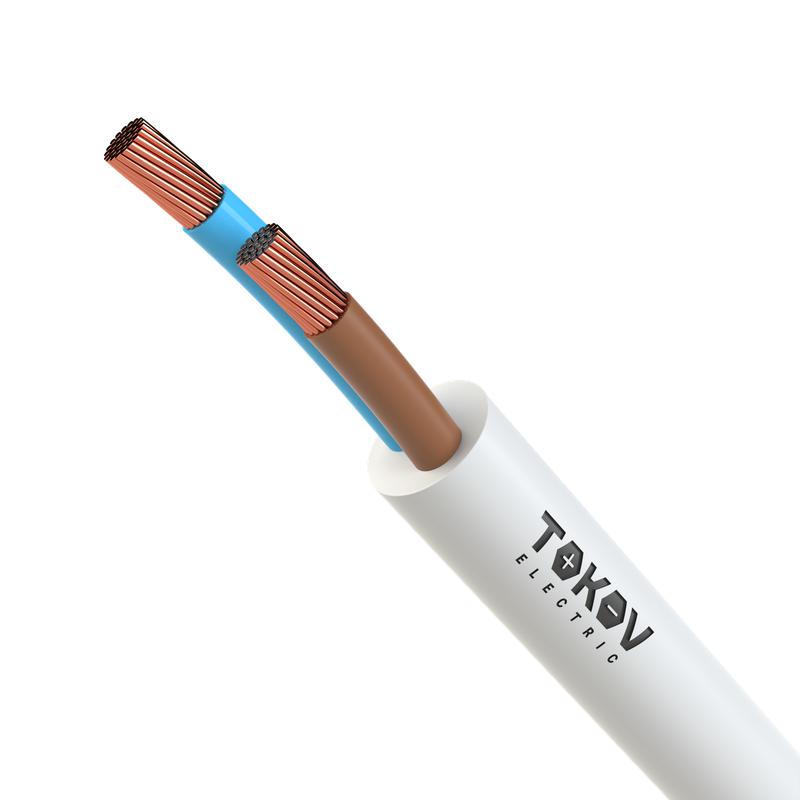 Провод TOKOV ELECTRIC ПВС 2х2.5 380В Б (уп.100м) 1945516