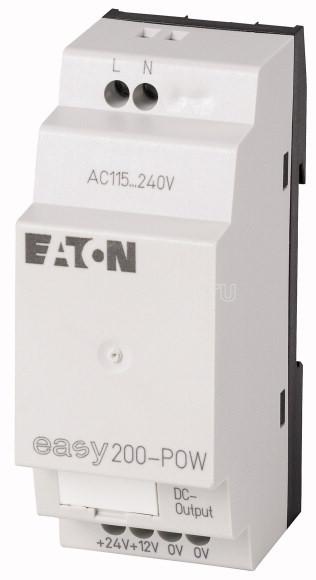 Источник питания 1ф 100-240В AC/24В DC/12В DC 0.35А/0.02А импульсный EASY200-POW EATON 229424