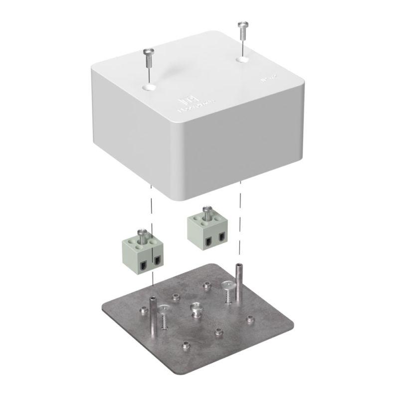 Коробка огнестойкая для кабель-канала 40-0460-FR6.0-4 Е15-Е120 85х85х45 Промрукав 40-0460-FR6.0-4