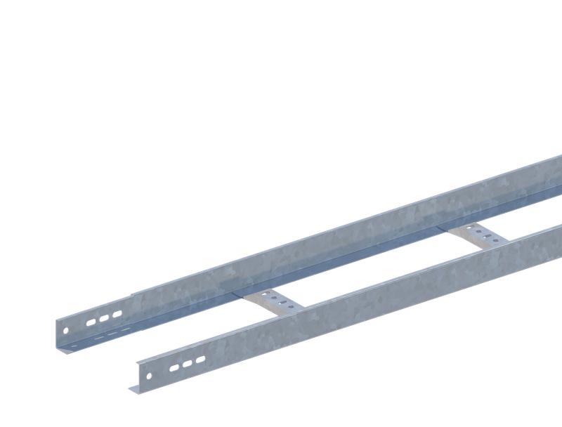 Лоток лестничный 200х50 L2000 сталь 1.2мм НЛ-20П1.87 цУТ2.5 оцинк. СОЭМИ Н0112113331