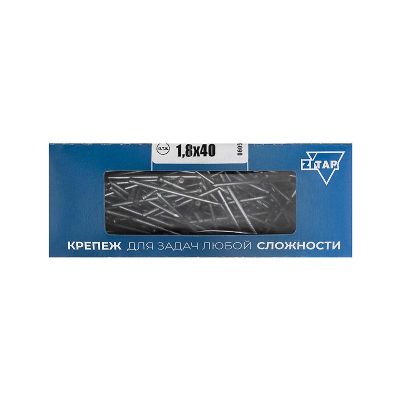 Гвоздь финишный 1.8х40 оцинк. (уп.0.25кг) Tech-Krep/Zitar 104845
