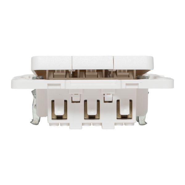 Выключатель 3-кл. Стокгольм 10А механизм бел. PROxima EKF EYV10-024-10