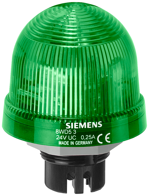 Индикатор встраиваемый 24В UC зел. Siemens 8WD53205AC