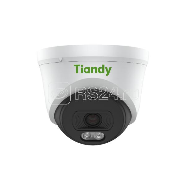 Видеокамера IP Turret 4мпх 2.8мм с микрофоном POE/12V LED/IR TC-C34XN I3W/E/Y/2.8mm/V4.2 Tiandy 00-01021223