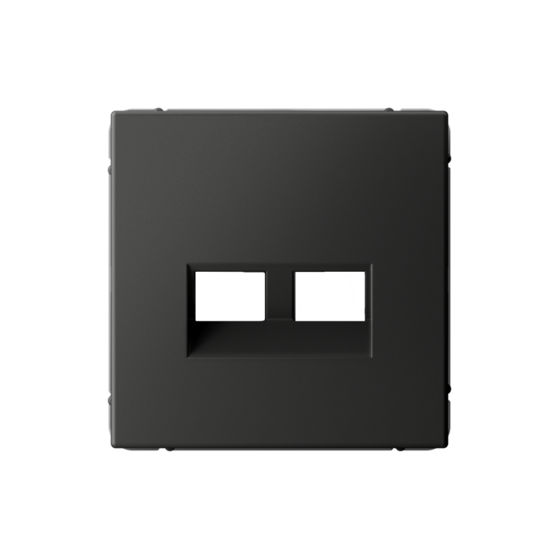 Накладка двойная ArtGallery для информационных функций типа Keystone базальт SE GAL001490