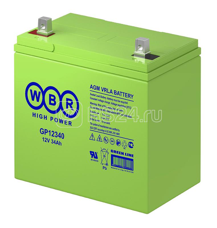 Аккумулятор 12В 34А.ч WBR GP12340 WBR