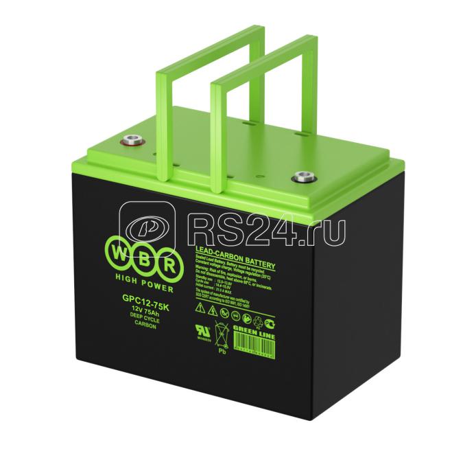 Аккумулятор тяговый 12В 75А.ч WBR GPC12-75K WBR