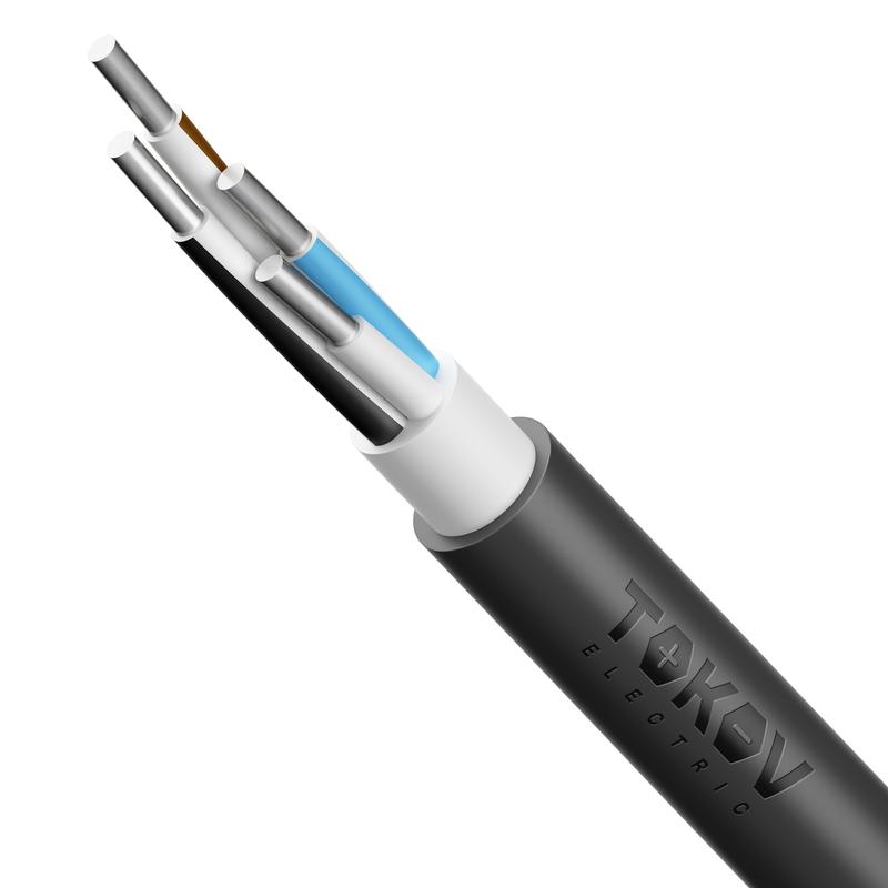 Кабель TOKOV ELECTRIC АВВГнг(А)-LS 4х2.5 ОК (N) 0.66кВ (м) 00-00036565