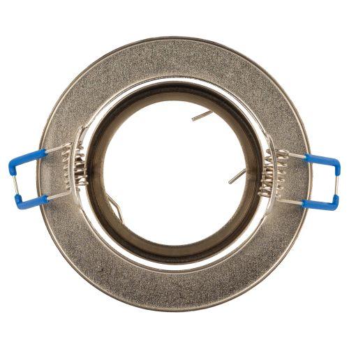 Светильник точечный ST2A SN 50Вт MR16 12В поворотн. штампован. сатин никель ЭРА C0043808