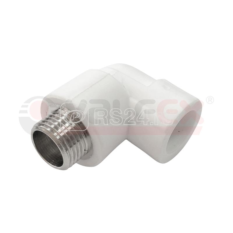 Угольник переходной с наружной резьбой 20х1/2дюйм PRO (125/25) VALFEX 10126020-PRO