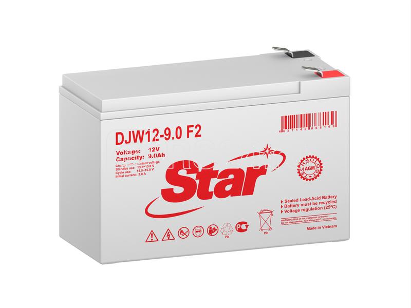 Аккумулятор 12В 9А.ч Star DJW12-9.0 F2