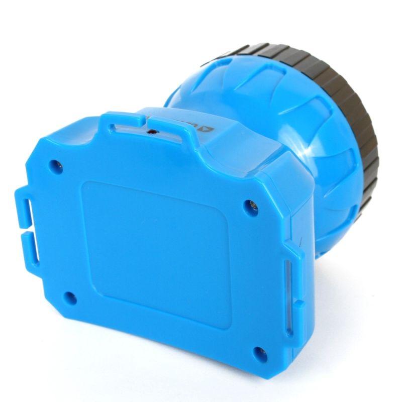 Фонарь аккумуляторный налобный LED5361 12LED 2 режима 220В пластик. голуб. (бокс) Ultraflash 12420